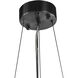 Canada LED 22 inch Black Chandelier Ceiling Light